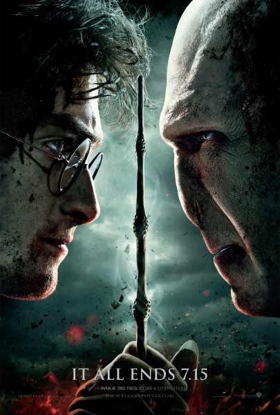 harry potter and the deathly hallows movie cover. to speak with Harry Potter